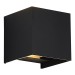 SL9513.401.01 Светильник уличный настенный ST-Luce черный/черный LED 1*10W 2700K