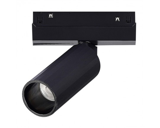 ST807.446.12 Магнитный трековый светильник Черный LED 1*12W 4000K 700Lm Ra>90 IP20 D50xH173 48VV
