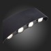 SL089.401.08 Светильник уличный настенный ST-Luce Черный кварцевый LED 8*1W 4000K