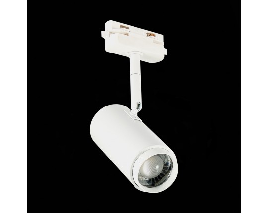 ST600.546.12 Св-к трек. Zoom Белый LED 1*12W 4000K 1 200Lm Ra>80 15-60° IP20 L137xW59xH179 170-240V