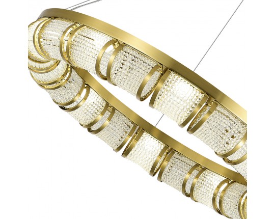 SL6011.303.01 Светильник подвесной ST-Luce Латунь/Прозрачный LED 1*50W