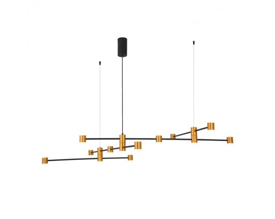 SL1596.423.22 Светильник подвесной ST-Luce Золотистый, Черный/Белый LED 22*3W 3000K