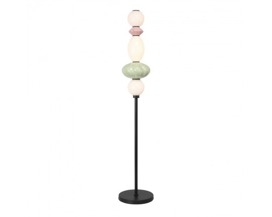 SL6134.405.01 Светильник напольный ST-Luce черный/розовый, зелёный, опаловый LED 1*20W 3000K
