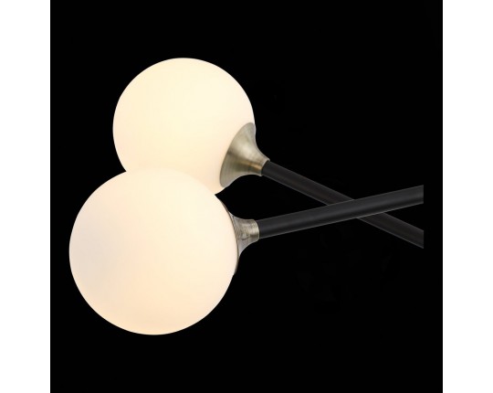 SL429.403.02 Светильник потолочный ST-Luce Черный, Золото/Белый G9 2*5W