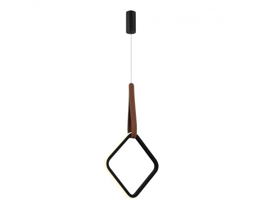 SL6131.423.12 Светильник подвесной ST-Luce Черный/Черный, Терракотовый LED 1*12W 4000K