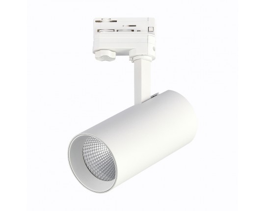 ST661.536.30 Св-к трек. Белый LED 1*30W 3000K 2 400Lm Ra>90 38° IP20 L170xW80xH245 165-265V