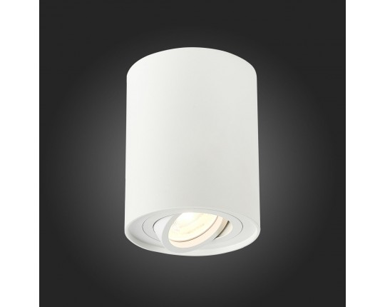 ST108.517.01 Светильник потолочный Белый GU10 1*50W  IP20 D98xH124 220V Без ламп