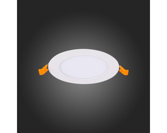 ST209.548.06 Св-к встр. Белый LED 1*6W 4000K 370Lm Ra80 110° IP20 D120xH8 90-265V