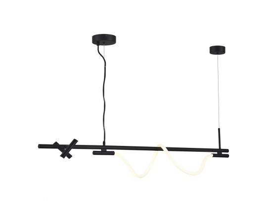 SL6118.403.03 Светильник подвесной ST-Luce Черный/Черный LED 2+1*3+11W 4000K