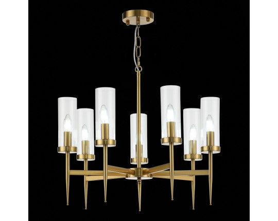 SL1159.303.07 Люстра подвесная ST-Luce Латунь/Латунь, Прозрачный E14 7*60W