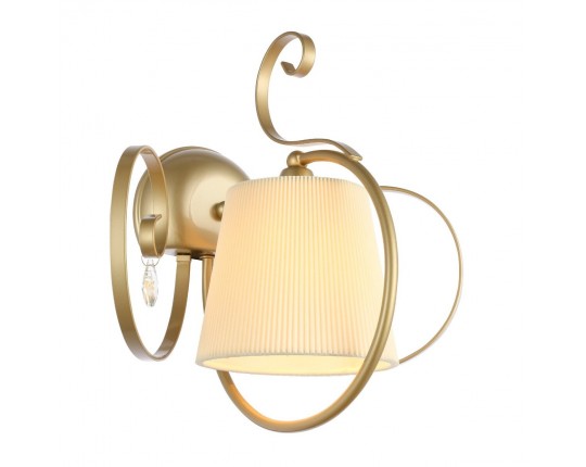 SL177.201.01 Светильник настенный Золотистый/Белый E14 1*40W