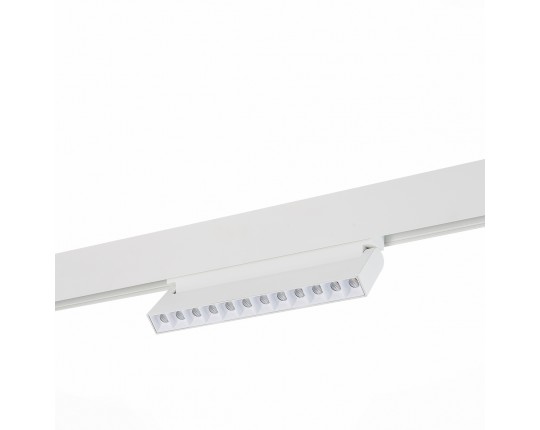 ST364.536.12 Магнитный трековый светильник белый LED 1*12W 3000K 1 009Lm Ra>80 36° IP20 L219xW22xH10