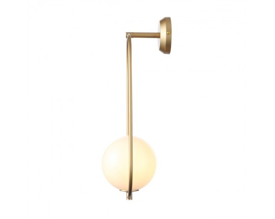 SL1118.201.01 Светильник настенный ST-Luce Золотистый/Белый E14 1*40W