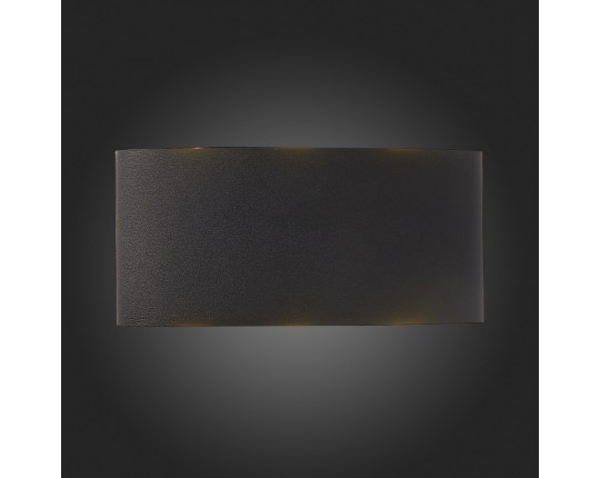 SL089.401.06 Светильник уличный настенный ST-Luce Черный кварцевый LED 6*1W 4000K