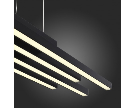 SL933.403.04 Люстра подвесная ST-Luce Черный/Белый,Черный LED 1*38W 3000K/4000K/6000K