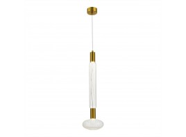 SL6117.213.02 Светильник подвесной ST-Luce Латунь/Золотой, Прозрачный LED 2*3W 3000K