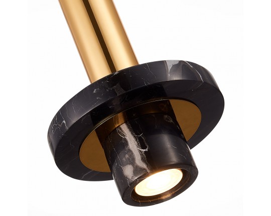 SL1210.403.01 Светильник подвесной ST-Luce Золотистый/Черный GU10 1*5W