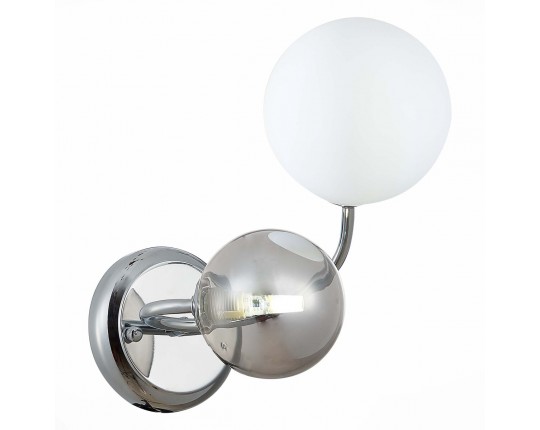 SLE220911-02 Светильник настенный Хром/Белый, Дымчатый G9 LED 2*5W