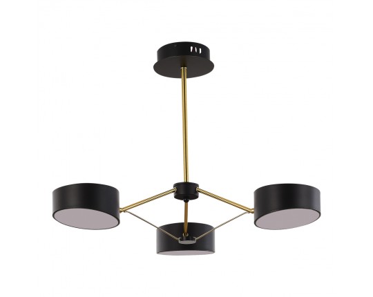 SLE6005-402-03 Светильник потолочный Черный, Золотистый/Черный LED 3*10W