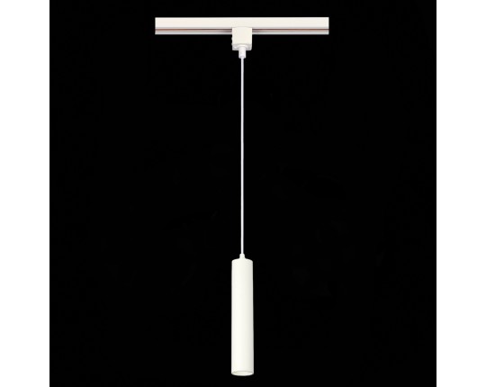 ST151.506.01 Светильник трековый Белый GU10 1*50W IP20 D54xH290 220V Без ламп