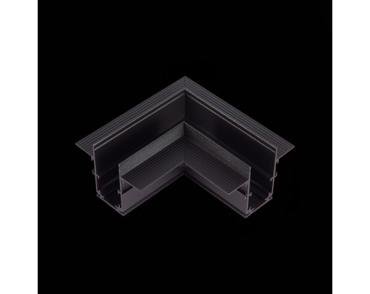 ST007.429.12 Угол-соединитель для встраиваемого магнитного шинопровода под ГКЛ 12мм ST-Luce Черный