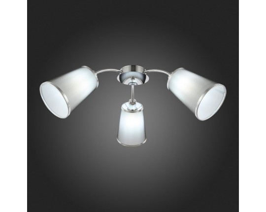 SLE103002-03 Светильник потолочный Хром/Черный E14 3*40W
