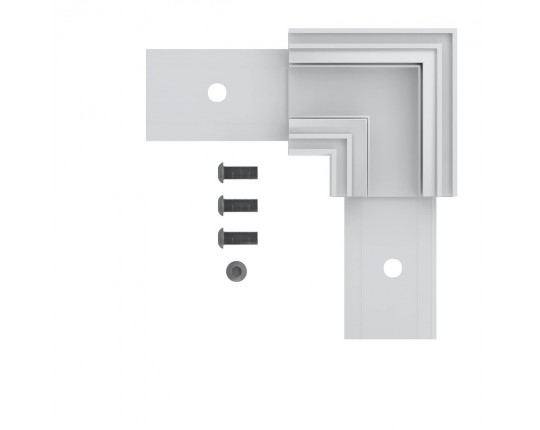 ST1007.519.00 Угол-соединитель для подвесного / накладного магнитного шинопровода  ST-Luce Белый