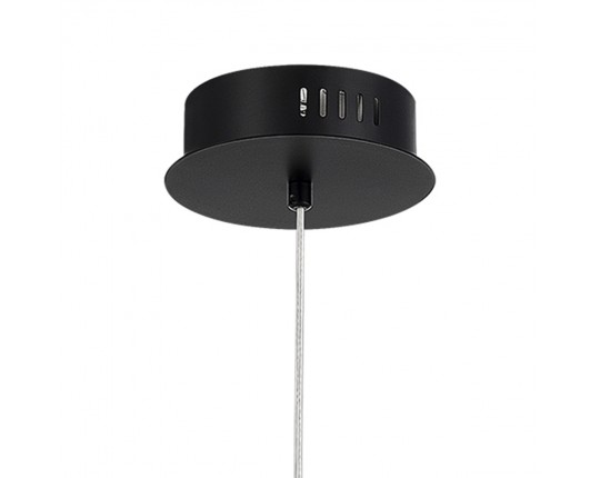 SL6130.403.06 Светильник подвесной ST-Luce Черный/Белый, Дымчатый LED 1*8W 3000K