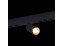 ST807.436.12 Магнитный трековый светильник Черный LED 1*12W 3000K 550Lm Ra>90 IP20 D50xH173 48VV