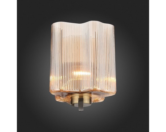 SL117.301.01 Бра ST-Luce Бронзовый/Янтарный E27 1*60W