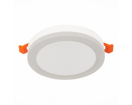 ST104.542.06 Светильник встраиваемый Белый LED 1*6W 4000K 468Lm Ra>80 120° IP20 D110xH20 170-240V