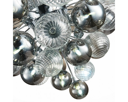 SL1124.103.29 Люстра подвесная ST-Luce Хром/Дымчатый, Прозрачный G9 29*5W 4000K