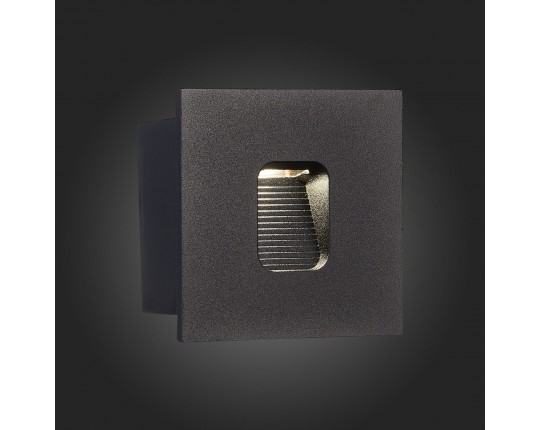 SL9501.441.01 Светильник уличный настенный ST-Luce Черный LED 1*1W 4000K