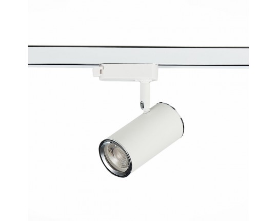 ST301.506.01 Св-к трек. Белый GU10 1*50W  IP20 L104xW54xH111 220V Без ламп