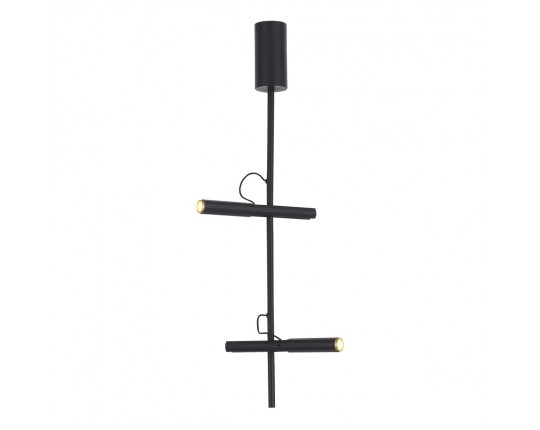 SL6210.403.02 Светильник подвесной ST-Luce Черный/Черный, Золотистый LED 2*3W 3000K