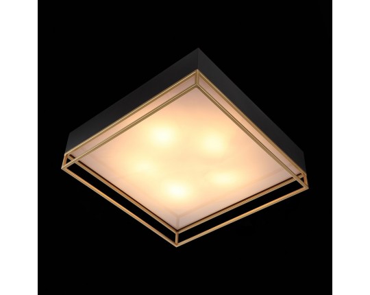 SL1127.422.05 Светильник потолочный ST-Luce Черный, Матовое золото/Белый E27 5*40W