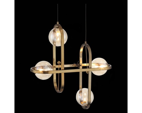 SL1201.203.04 Светильник подвесной ST-Luce Бронзовый/Коньячный G9 4*5W