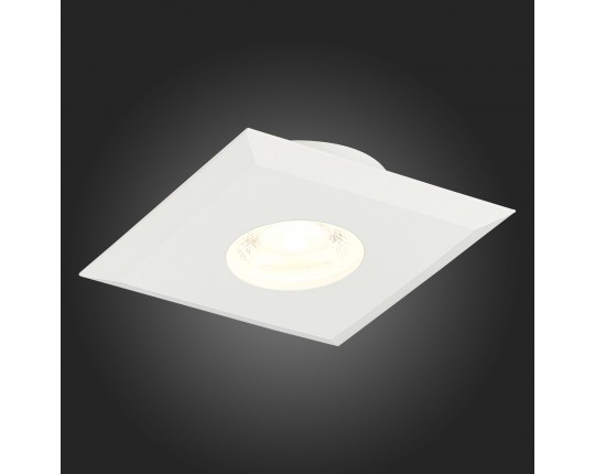 ST204.508.01 Св-к встр. Белый GU10 1*50W  L94xW94xH25 220V Без ламп