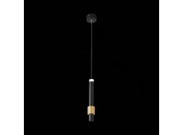 SL1591.403.01 Светильник подвесной ST-Luce Черный, Анодированный золотой/Черный LED 1*6W 3000K