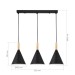 SLE1255-403-03 Светильник подвесной Черный/Черный E27 3*40W