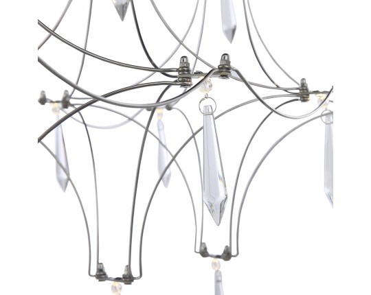 SL6603.103.17 Светильник подвесной ST-Luce Хром/Прозрачный LED 1*17W 4000K