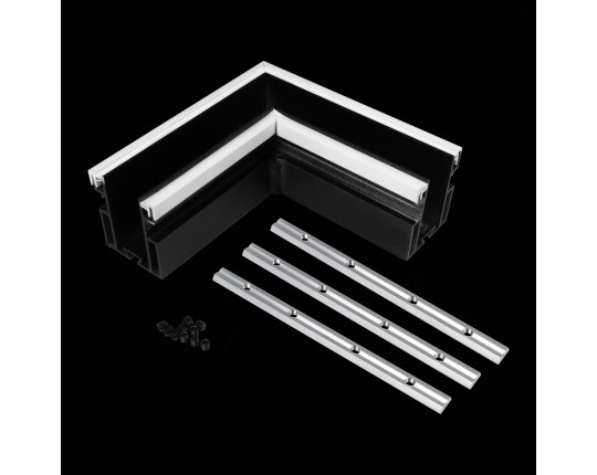 ST003.479.01 Угол-соединитель для профиля SKYLINE 48 с демпф. системой ST-Luce Черный