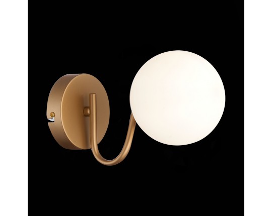 SLE220601-01 Светильник настенный Золотистый/Белый E14 1*40W