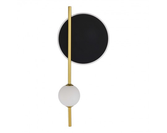 SL6507.431.02 Светильник настенный ST-Luce Шампань, Черный/Белый LED 1+1*9+4W 4000K