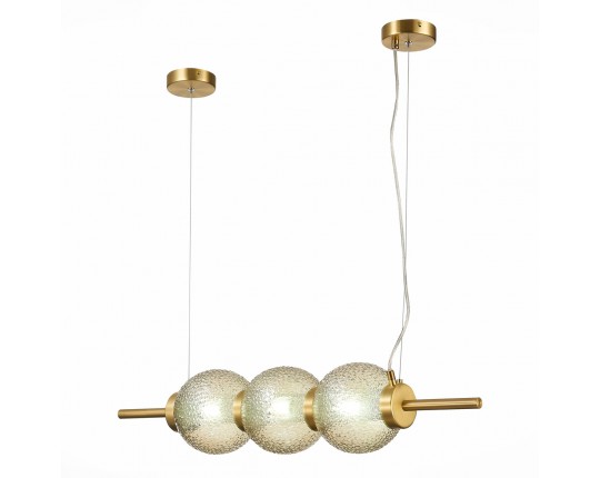 SL1155.313.03 Светильник подвесной ST-Luce Латунь/Коньячный E14 3*40W