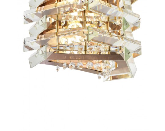 SL6137.201.02 Светильник настенный ST-Luce медь/прозрачный E14 2*40W