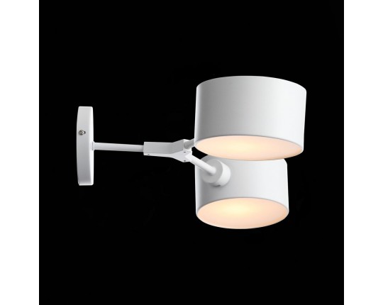 SLE183501-02 Светильник настенный Белый/Белый E14 2*60W