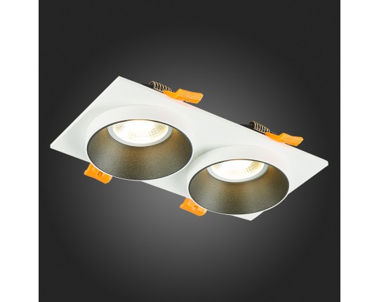 ST206.528.02 Св-к встр. Белый GU10 2*50W  IP20 L175xW92xH38 220V Без ламп