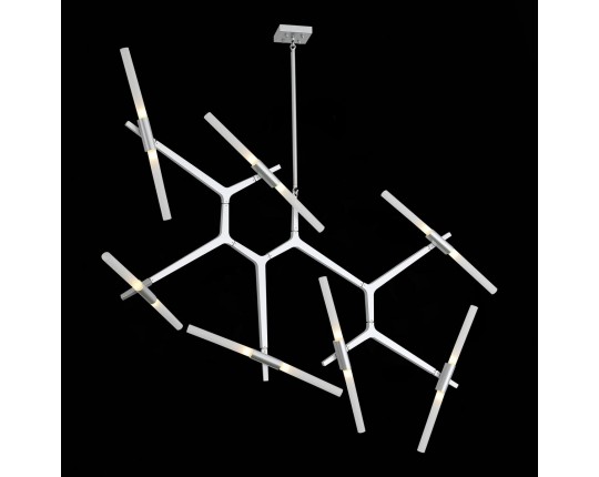SL947.102.14 Люстра потолочная ST-Luce Серебристый/Белый G9 14*5W