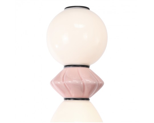 SL6134.405.01 Светильник напольный ST-Luce черный/розовый, зелёный, опаловый LED 1*20W 3000K